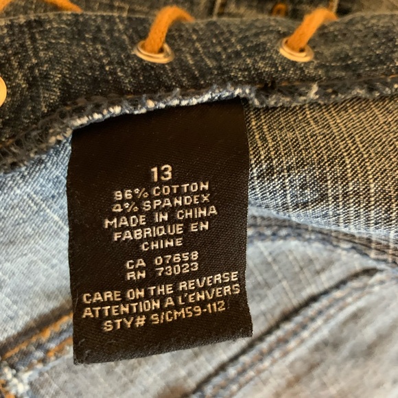 Vintage Mudd brand Y2K jean jacket Size 13 - Picture 9 of 9